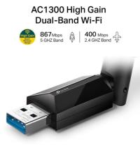TP-LINK ARCHER T3U PLUS 1300MBPS KABLOSUZ DUAL BAND USB ADAPTOR - 2